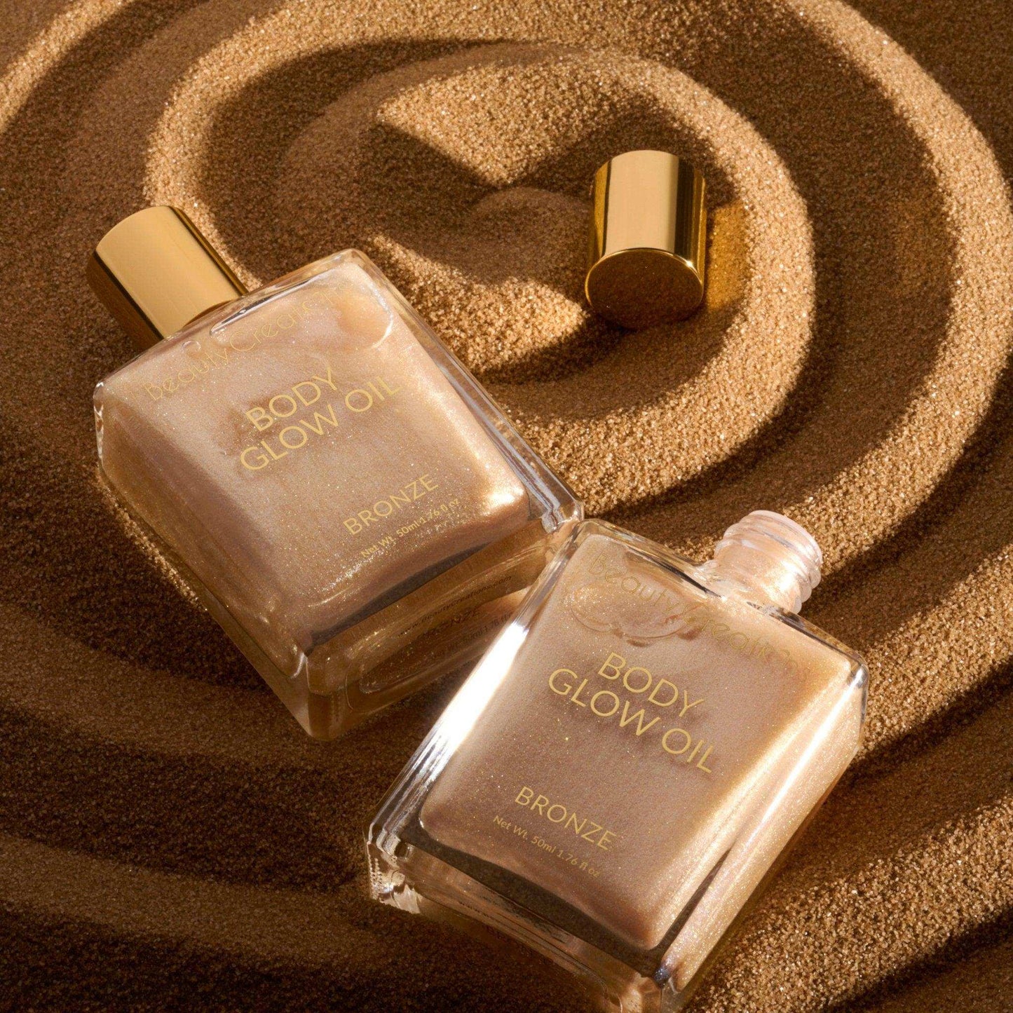 Beauty Creations Body Glow Oil - Bronze, Champagne, Gold