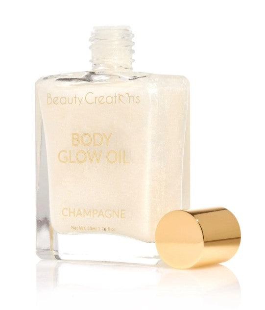 Beauty Creations Body Glow Oil - Bronze, Champagne, Gold