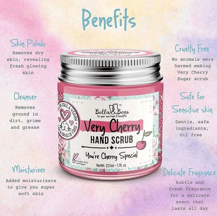 Bella & Bear Very Cherry Scrub