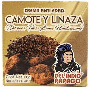 Del Indio Papago Antiaging Sweet Potato & Flaxseed Facial & Body Cream (60g)