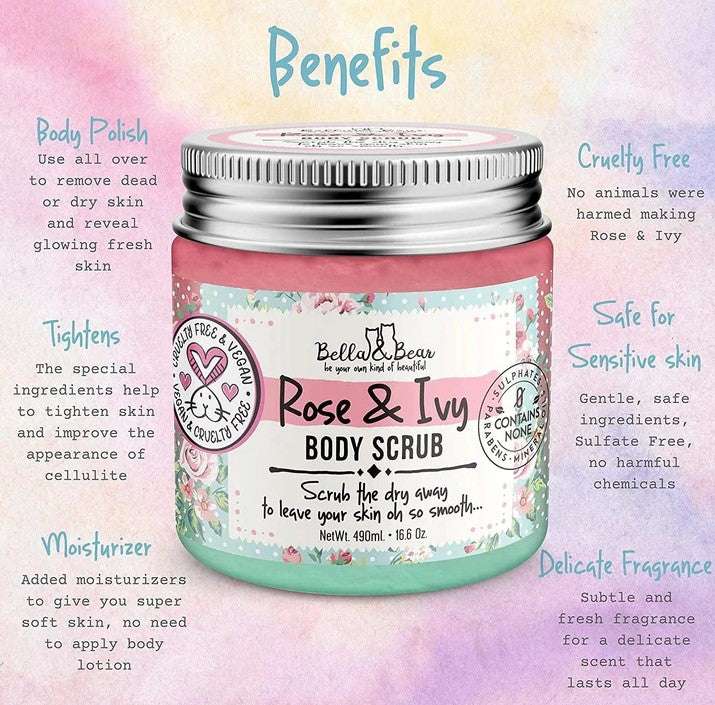 Bella & Bear Rose Ivy Body Scrub