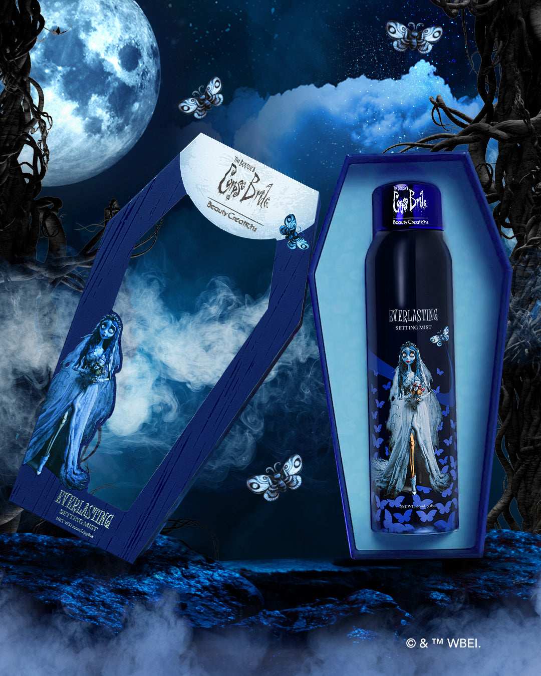 Tim Burton's Corpse Bride x Beauty Creations "Everlasting" Setting Mist